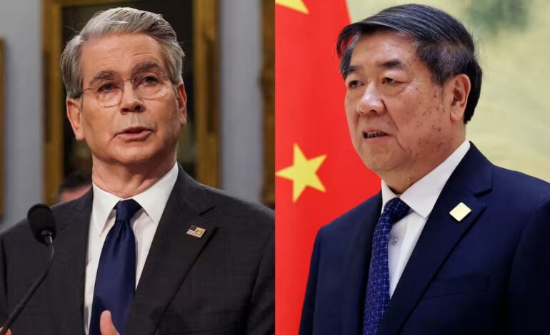 Estados Unidos y China se enfrentaron en Londres