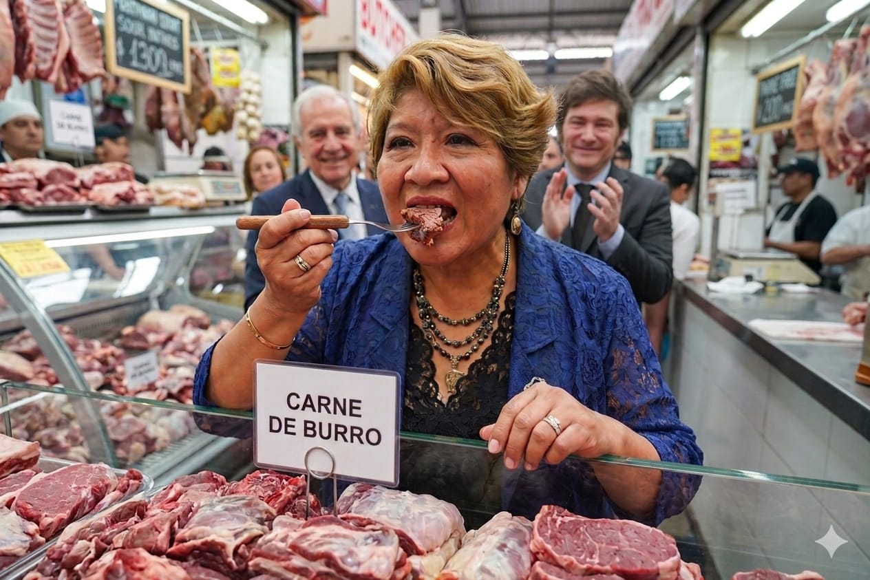 “Carne de burro como ‘plato fino’: la polémica defensa de Vilma Bedia en medio de la crisis”