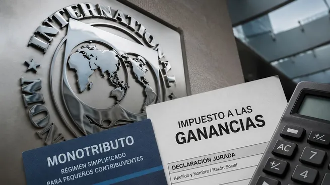 La reforma tributaria que pide el FMI: más trabajadores alcanzados por el Impuesto a las Ganancias y suba fuerte del Monotributo